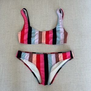 Solid & Striped The Elle Bikini Size Small